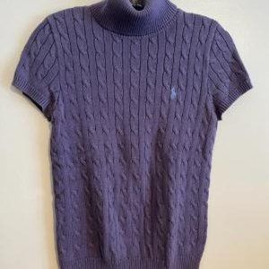 Ralph Lauren Sport Lavender Turtleneck Sweater, Size Medium